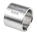 RS PRO Stainless Steel Pipe Fitting Straight Socket Female G Threaded 2 in x Female G Threaded 2 in 499-3164