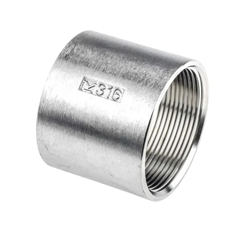 RS PRO Stainless Steel Pipe Fitting Straight Socket Female G Threaded 2 in x Female G Threaded 2 in 499-3164
