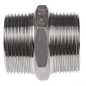 RS PRO Stainless Steel Pipe Fitting Hexagon Nipple Male Threaded 1-1/4 in x Male Threaded 1-1/4 in 499-3170