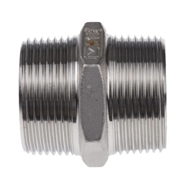 RS PRO Stainless Steel Pipe Fitting Hexagon Nipple Male Threaded 1-1/4 in x Male Threaded 1-1/4 in 499-3170