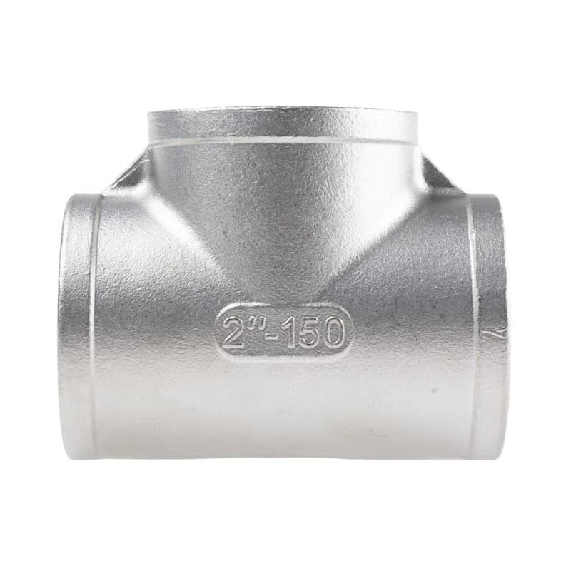 RS PRO Stainless Steel Pipe Fitting, Tee Circular Tee, Female G Threaded 2 in x 2 in x 2 in 499-3209