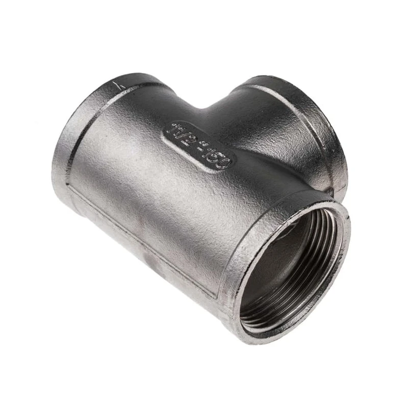 RS PRO Stainless Steel Pipe Fitting Tee Circular Tee Female G Threaded 1-1/2 in x Female G Threaded 1-1/2 in x 499-3120