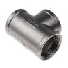 RS PRO Stainless Steel Pipe Fitting Tee Circular Tee Female G Threaded 1-1/2 in x Female G Threaded 1-1/2 in x 499-3120