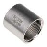 RS PRO Stainless Steel Threaded Pipe Fitting Straight Circular Socket Female G Threaded 1-1/4 in x Female G 499-3136