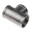RS PRO Stainless Steel Pipe Fitting Tee Circular Tee Female G Threaded 1-1/2 in x Female G Threaded 1-1/2 in x 499-3120