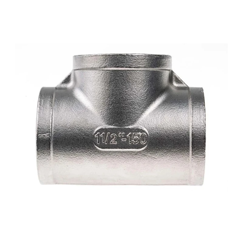 RS PRO Stainless Steel Pipe Fitting Tee Circular Tee Female G Threaded 1-1/2 in x Female G Threaded 1-1/2 in x 499-3120
