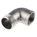 RS PRO Stainless Steel Pipe Fitting 90° Circular Elbow Female G Threaded 1-1/4 in x Male R Threaded 1-1/4 in 499-3350
