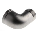 RS PRO Stainless Steel Pipe Fitting 90° Circular Elbow Female G Threaded 1-1/4 in x Male R Threaded 1-1/4 in 499-3350