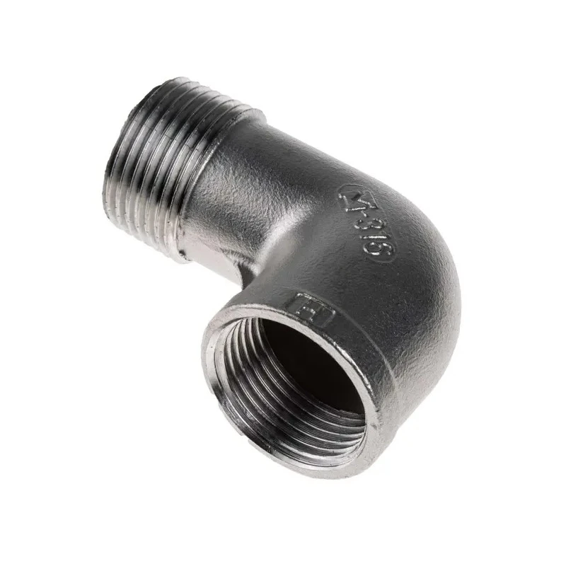RS PRO Stainless Steel Pipe Fitting 90° Circular Elbow Female Threaded 1 in x Male Threaded 1 in 499-3344