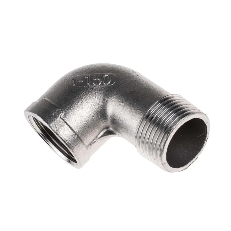 RS PRO Stainless Steel Pipe Fitting 90° Circular Elbow Female Threaded 1 in x Male Threaded 1 in 499-3344
