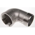 RS PRO Stainless Steel Pipe Fitting 90° Circular Elbow Female G Threaded 1-1/2 in x Male R Threaded 1-1/2 in 499-3366