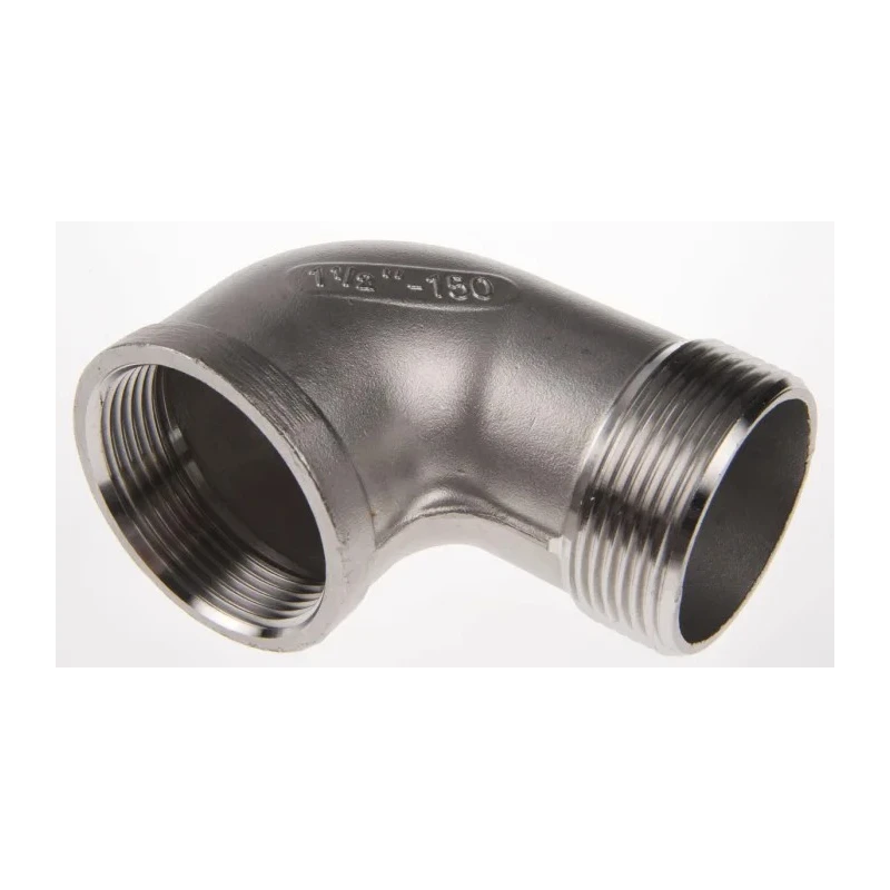 RS PRO Stainless Steel Pipe Fitting 90° Circular Elbow Female G Threaded 1-1/2 in x Male R Threaded 1-1/2 in 499-3366
