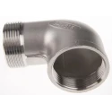 RS PRO Stainless Steel Pipe Fitting 90° Circular Elbow Female G Threaded 1-1/2 in x Male R Threaded 1-1/2 in 499-3366