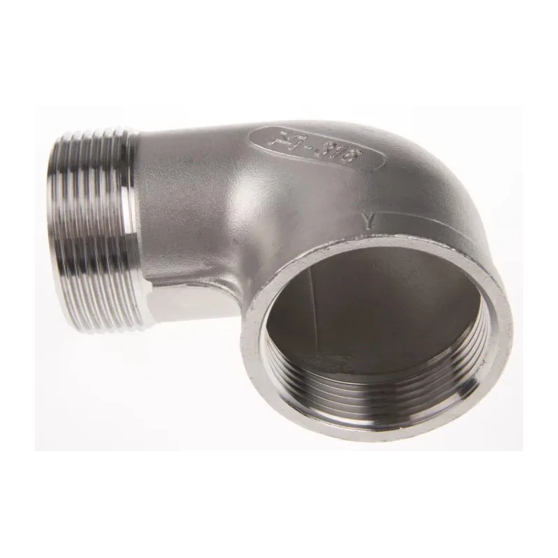 RS PRO Stainless Steel Pipe Fitting 90° Circular Elbow Female G Threaded 1-1/2 in x Male R Threaded 1-1/2 in 499-3366