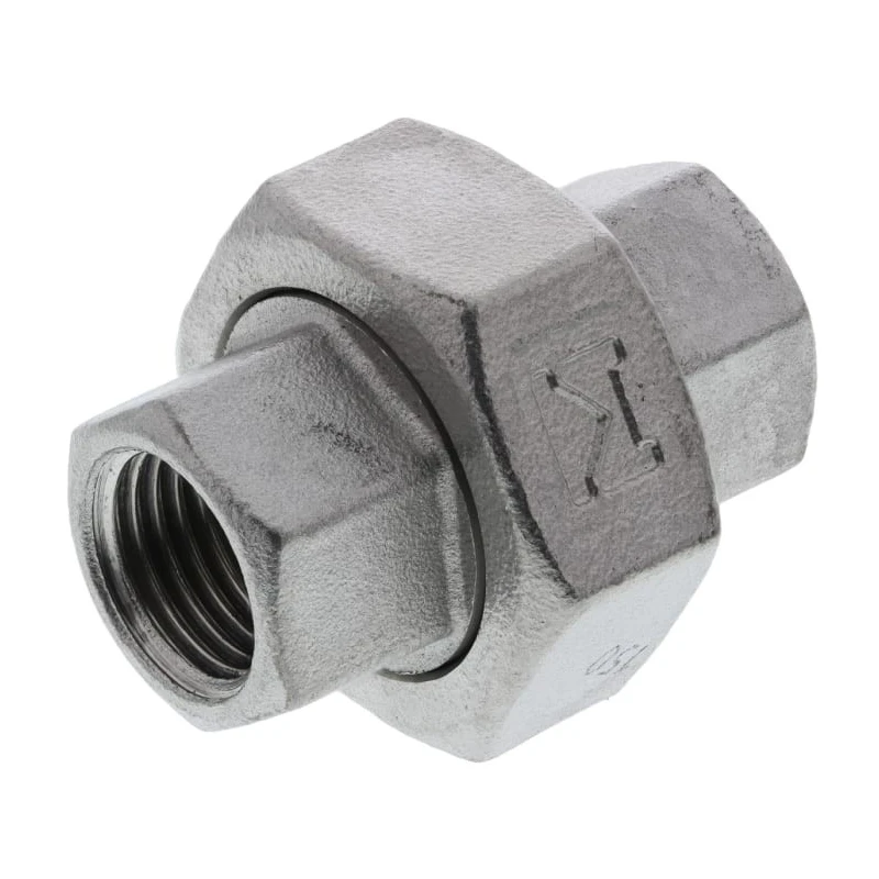 RS PRO Stainless Steel Pipe Fitting Straight Hexagon Union Female G Threaded 1/4 in x Female G Threaded 1/4 in 499-3417