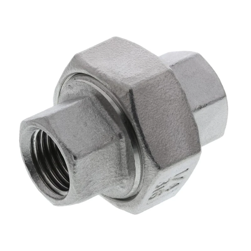 RS PRO Stainless Steel Pipe Fitting Straight Hexagon Union Female G Threaded 1/4 in x Female G Threaded 1/4 in 499-3417