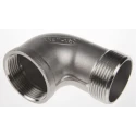 RS PRO Stainless Steel Pipe Fitting 90° Circular Elbow Female G Threaded 2 in x Male R Threaded 2 in 499-3388