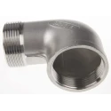 RS PRO Stainless Steel Pipe Fitting 90° Circular Elbow Female G Threaded 2 in x Male R Threaded 2 in 499-3388