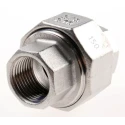 RS PRO Stainless Steel Pipe Fitting Straight Octagon Union Female G Threaded 3/8 in x Female G Threaded 3/8 in 499-3423