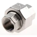 RS PRO Stainless Steel Pipe Fitting Straight Octagon Union Female G Threaded 3/8 in x Female G Threaded 3/8 in 499-3423