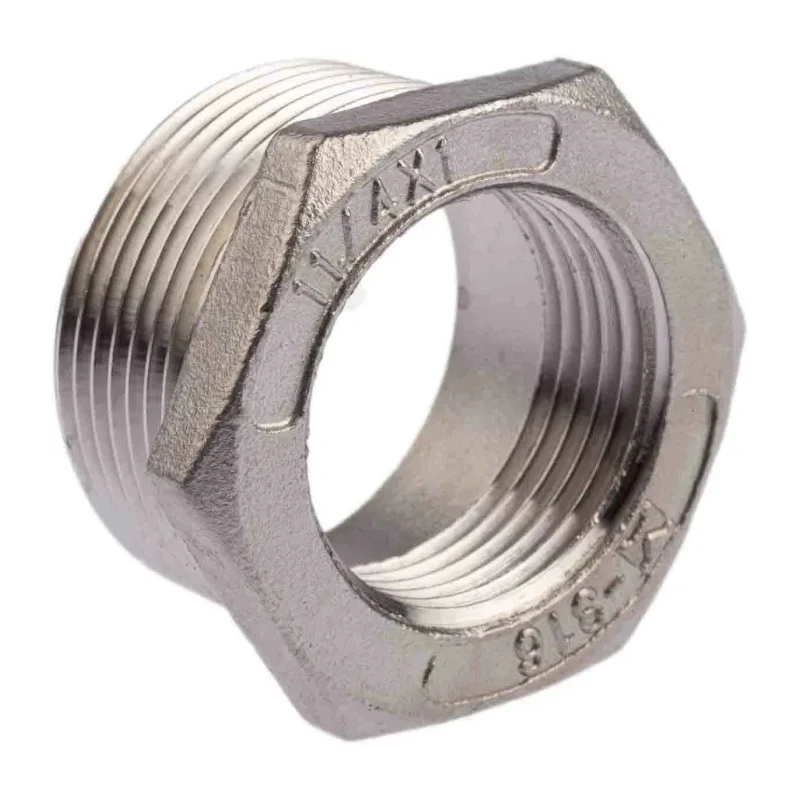 RS PRO Stainless Steel Pipe Fitting Straight Hexagon Bush Male Threaded 1-1/4 in x Female G Threaded 1 in 499-3574