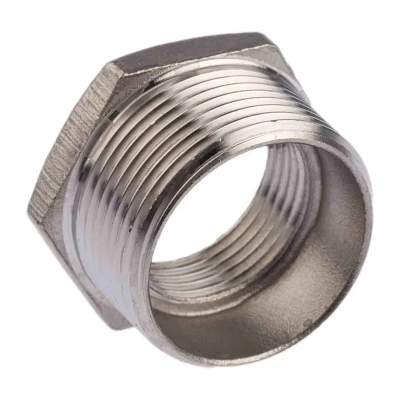 RS PRO Stainless Steel Pipe Fitting Straight Hexagon Bush Male Threaded 1-1/4 in x Female G Threaded 1 in 499-3574