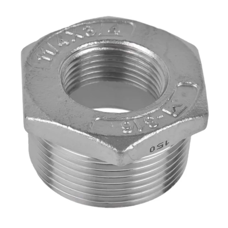 RS PRO Stainless Steel Pipe Fitting, Straight Hexagon Bush, Male R Threaded 1-1/4 in x Female G Threaded 3/4 in 499-3568
