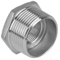 RS PRO Stainless Steel Pipe Fitting, Straight Hexagon Bush, Male R Threaded 1-1/4 in x Female G Threaded 3/4 in 499-3568