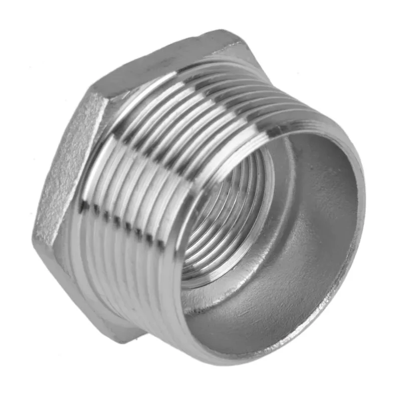 RS PRO Stainless Steel Pipe Fitting, Straight Hexagon Bush, Male R Threaded 1-1/4 in x Female G Threaded 3/4 in 499-3568