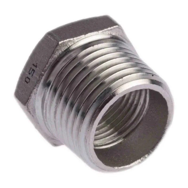 RS PRO Stainless Steel Pipe Fitting Straight Hexagon Bush Male Threaded 1/2 in x Female G Threaded 3/8 in 499-3445