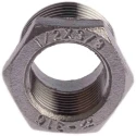 RS PRO Stainless Steel Pipe Fitting Straight Hexagon Bush Male Threaded 1/2 in x Female G Threaded 3/8 in 499-3445