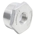 RS PRO Stainless Steel Pipe Fitting Straight Hexagon Bush Male R Threaded 1-1/2 in x Female G Threaded 1/2 in 499-3580