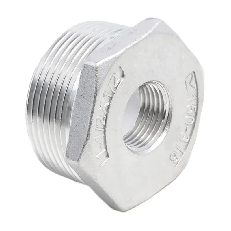 RS PRO Stainless Steel Pipe Fitting Straight Hexagon Bush Male R Threaded 1-1/2 in x Female G Threaded 1/2 in 499-3580