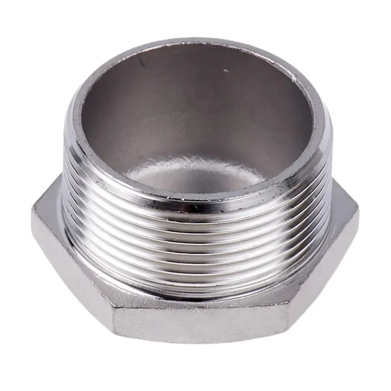 RS PRO Stainless Steel Pipe Fitting Straight Hexagon Plug Male Threaded 1-1/2 in 499-3669
