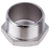 RS PRO Stainless Steel Pipe Fitting Straight Hexagon Plug Male Threaded 1-1/2 in 499-3669