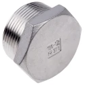 RS PRO Stainless Steel Pipe Fitting Straight Hexagon Plug Male Threaded 1-1/2 in 499-3669