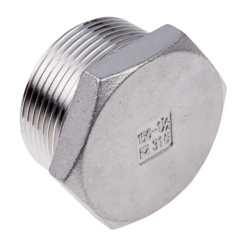 RS PRO Stainless Steel Pipe Fitting Straight Hexagon Plug Male Threaded 1-1/2 in 499-3669