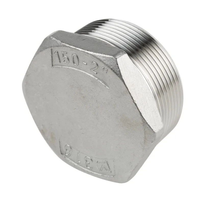 RS PRO Stainless Steel Pipe Fitting Straight Hexagon Plug Male Threaded 2 in 499-3675