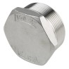 RS PRO Stainless Steel Pipe Fitting Straight Hexagon Plug Male Threaded 2 in 499-3675