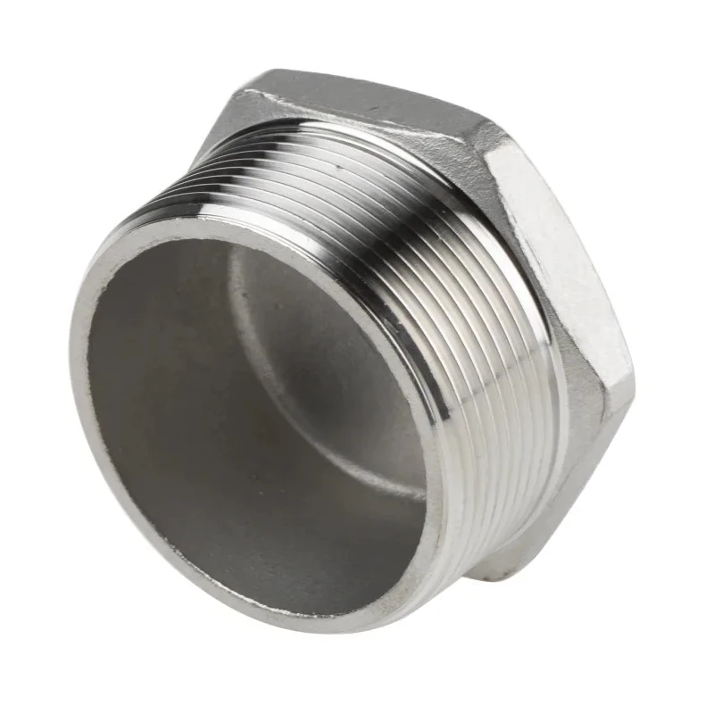 RS PRO Stainless Steel Pipe Fitting Straight Hexagon Plug Male Threaded 2 in 499-3675