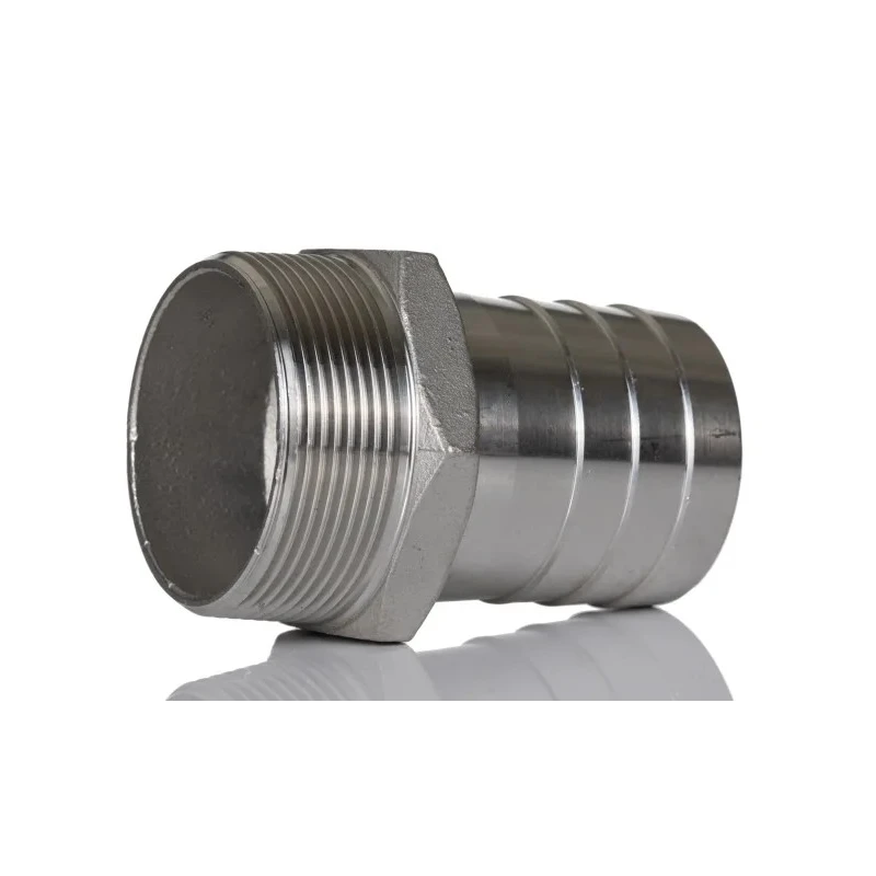 RS PRO Stainless Steel Pipe Fitting Straight Hexagon Nipple Male Threaded 2 in x Male Threaded 51.5 mm 499-3805