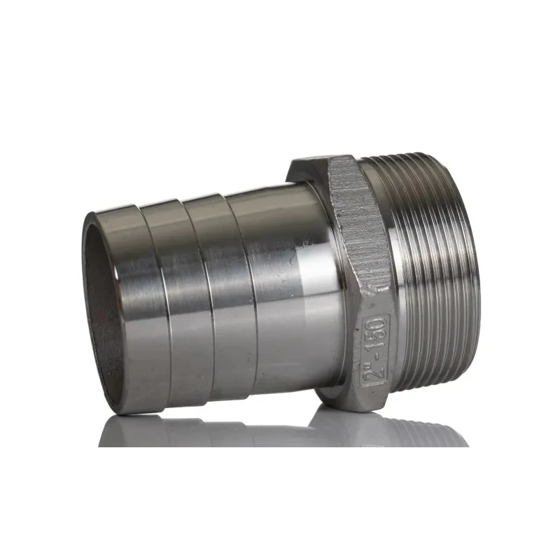 RS PRO Stainless Steel Pipe Fitting Straight Hexagon Nipple Male Threaded 2 in x Male Threaded 51.5 mm 499-3805