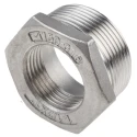 RS PRO Stainless Steel Pipe Fitting Straight Hexagon Bush Male Threaded 1-1/2 in x Female G Threaded 1 in 499-3619