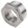 RS PRO Stainless Steel Pipe Fitting Straight Hexagon Bush Male Threaded 1-1/2 in x Female G Threaded 1 in 499-3619