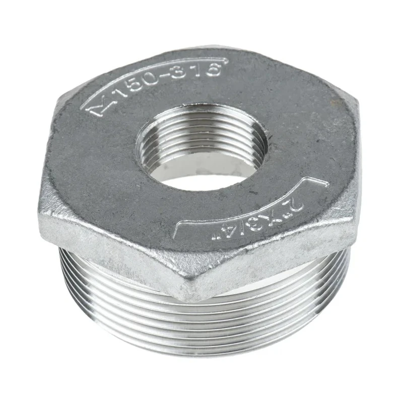 RS PRO Stainless Steel Pipe Fitting Straight Hexagon Bush Male Threaded 2 in x Female G Threaded 3/4 in 499-3625