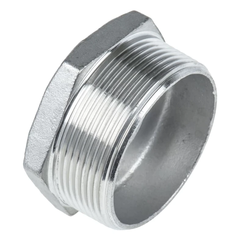 RS PRO Stainless Steel Pipe Fitting Straight Hexagon Bush Male Threaded 2 in x Female G Threaded 3/4 in 499-3625