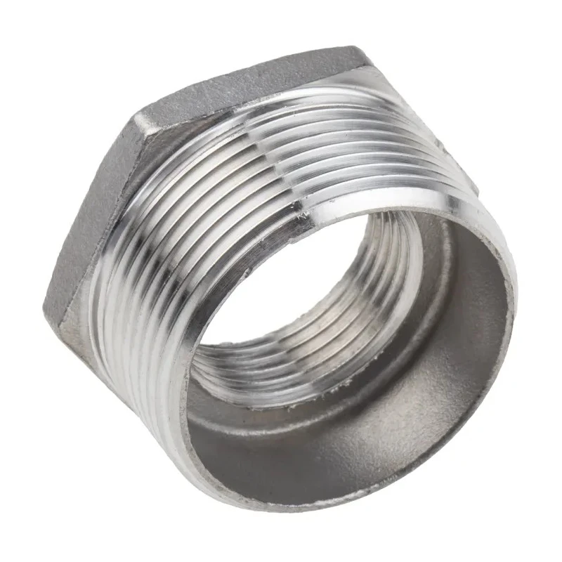RS PRO Stainless Steel Pipe Fitting Straight Hexagon Bush Male Threaded 1-1/2 in x Female G Threaded 1 in 499-3619