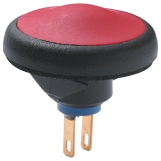 APEM IF Series Push Button Switch Momentary Panel Mount, 16.2 mm Cutout, SPST, IP54 IP67, 50 V DC 32 V AC IFB3Z1A600
