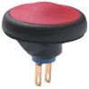 APEM IF Series Push Button Switch Momentary Panel Mount, 16.2 mm Cutout, SPST, IP54 IP67, 50 V DC 32 V AC IFB3Z1A600