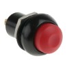 APEM IP Series Latching Push Button Switch, Panel Mount, Red Actuator, IP67, 12.9 mm Cutout, 24 V DC, 125 V AC IPR1SAD6104